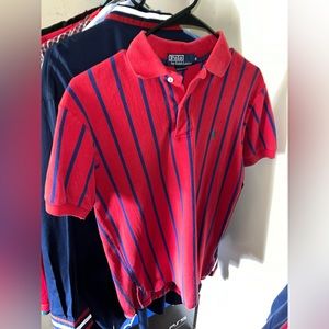 Vintage Polo Ralph Lauren Polo Shirt Size S Made In USA 100% Cotton Green Pony